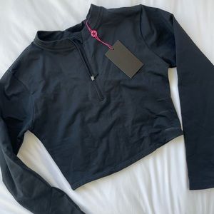 South Beach Active Cropped Workout Top